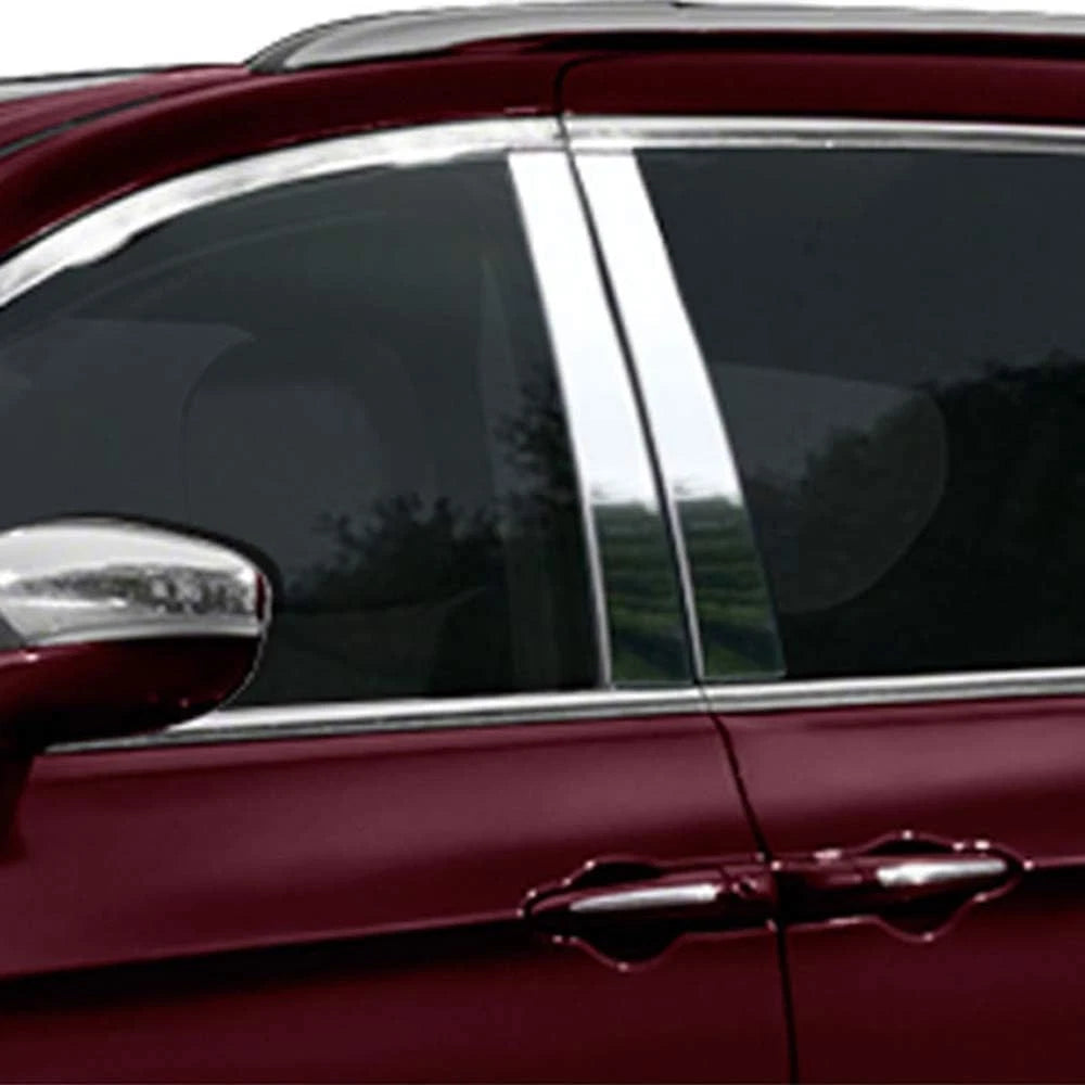 Luxury FX Stainless Steel Pillar Post Trim 4pc for Chrysler Pacifica (2017–2023)