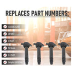 4X Ignition Coils + 4X Spark Plugs for Dodge Journey (2009–2020) UF-557 4606824AB
