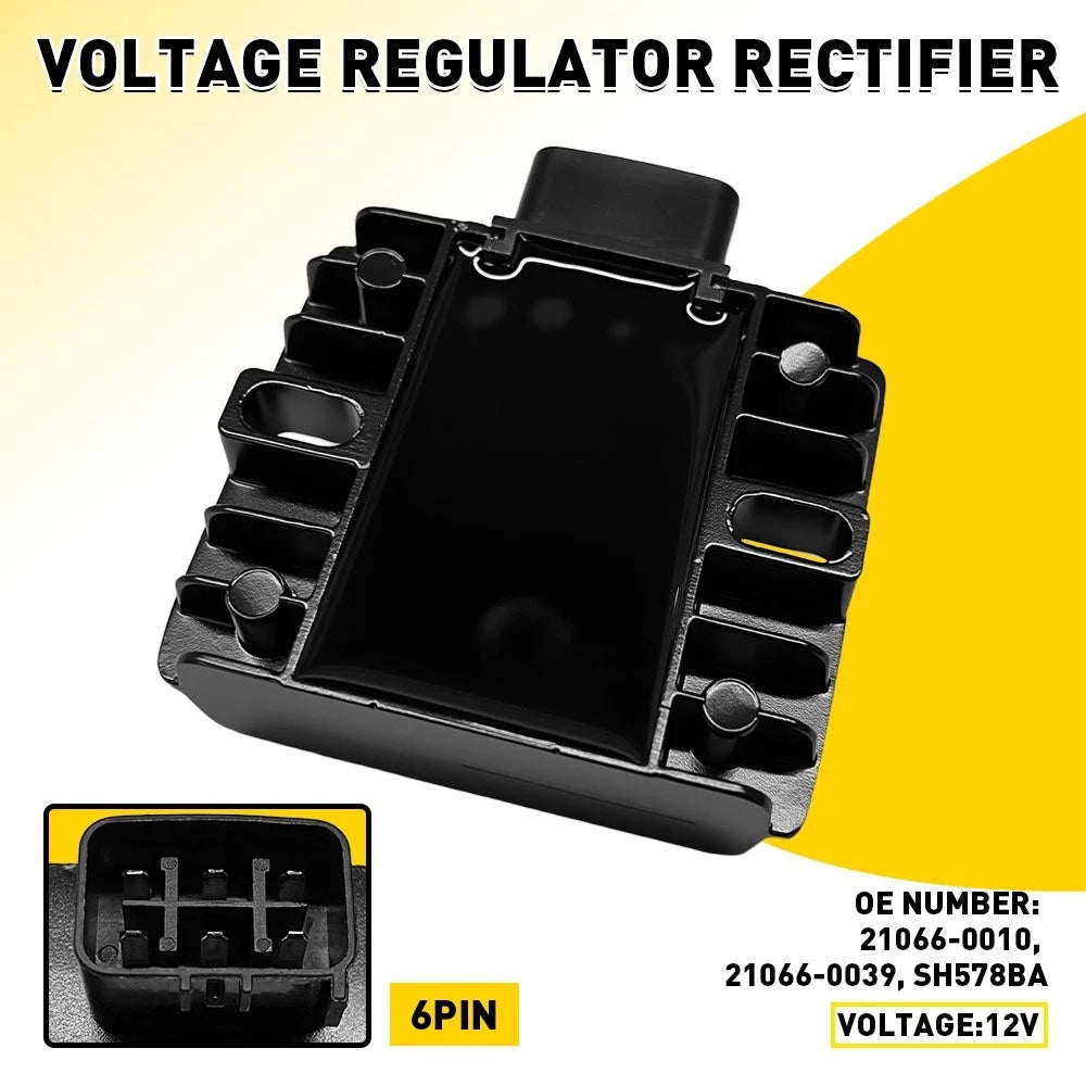 Regulator Rectifier for Kawasaki Mule 600 610 KAF400 (2005–2016) 21066-0010