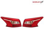 Set of 2 Outer Tail Light Brake Lamps for Nissan Sentra (2016–2018)