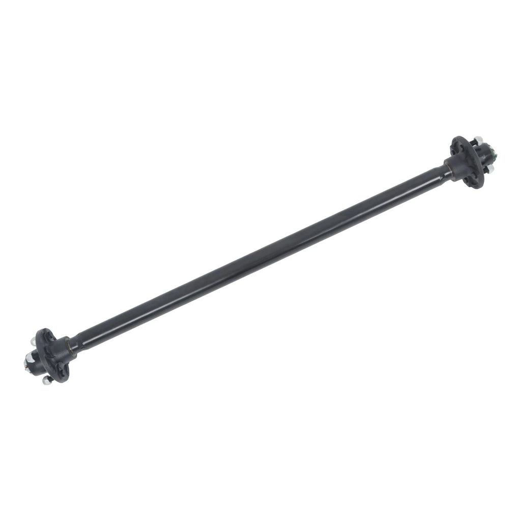 Set of 4 Trailer Axles for RVs Trucks (2000 lbs, 4 Lug, 44" Hub Face)