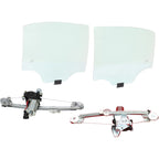 Set of 2 Rear Door Glass for Chevy Olds Classic