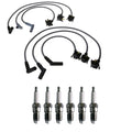 Denso Wire Set & 6 U-Groove Spark Plugs for Ford Mazda 3.0L