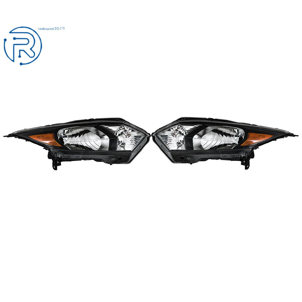 Set of 2 Halogen Headlight Assemblies for Honda HR-V (2016-2018)