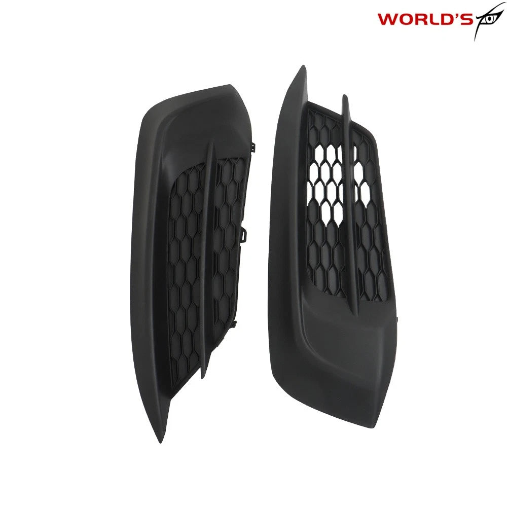 Set of 2 Black Fog Light Covers for Honda Civic Sedan/Coupe (2016–2018)