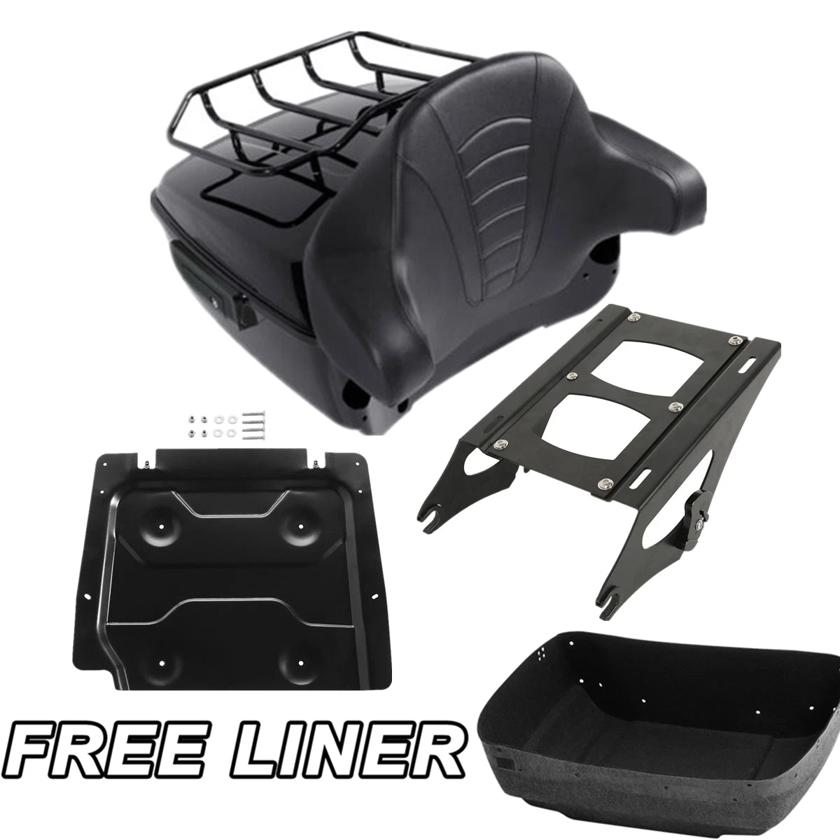 Trunk Pad Mount Rack Base Plate for Harley Electra Glide (2014–2025)