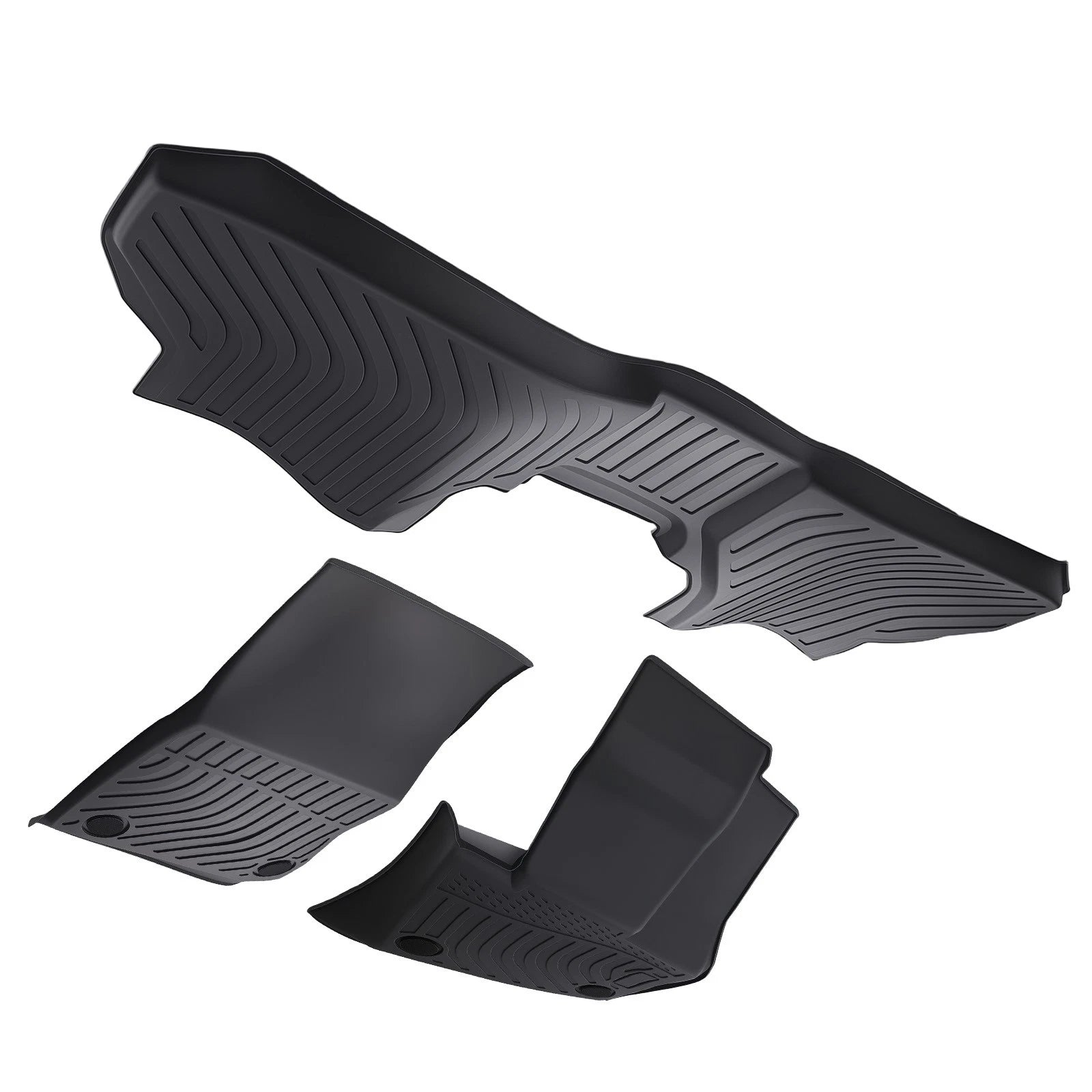 Black TPE Rubber Floor Mats Liner for BMW X5 (2014–2018) Waterproof Anti-Slip