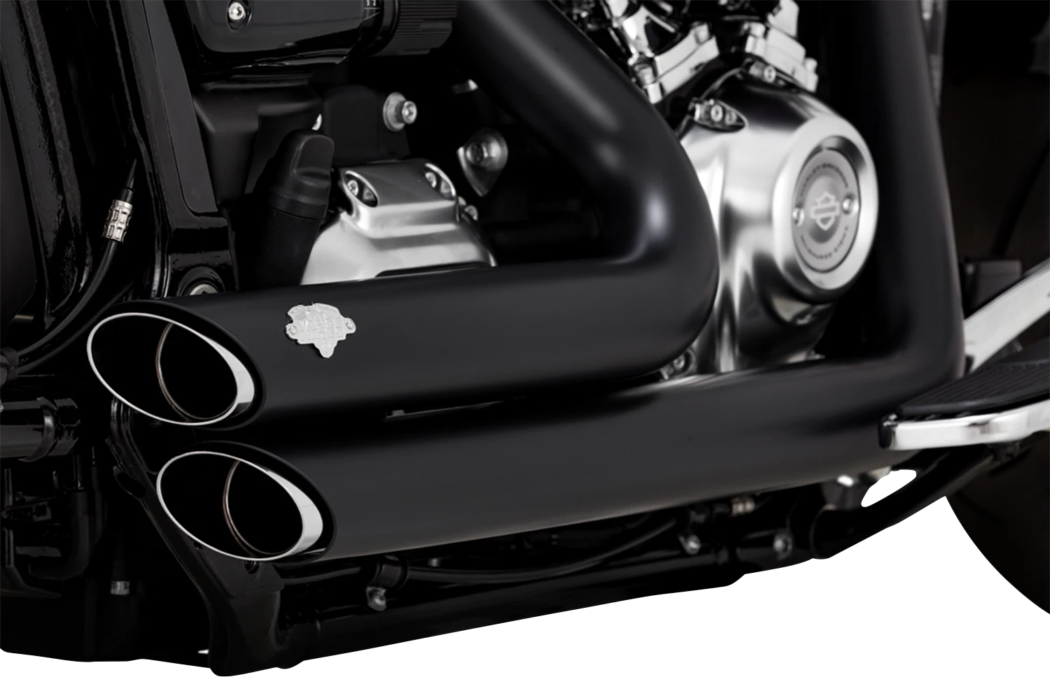 Vance & Hines Shortshots Staggered Exhaust for Harley (2018–2024)
