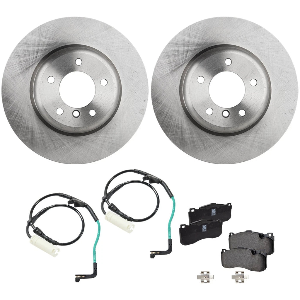 Front Brake Disc Rotors and Pads Kit for BMW 135i (2008–2009)