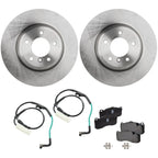Front Brake Disc Rotors and Pads Kit for BMW 135i (2008–2009)
