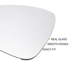 Left Side Heated White Mirror Glass for Porsche Panamera (2009-2015)