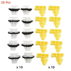 20 x Wheel Arch Trim Clips for Nissan Juke, X-Trail T31, Murano