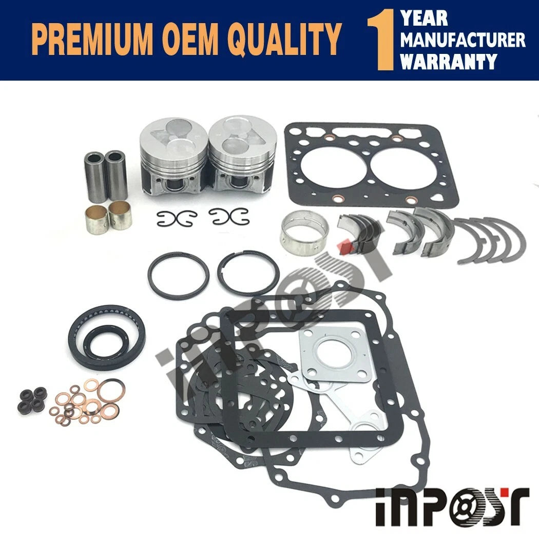Z482 Overhaul Rebuild Kit for Kubota Engine Tractor (Z482)