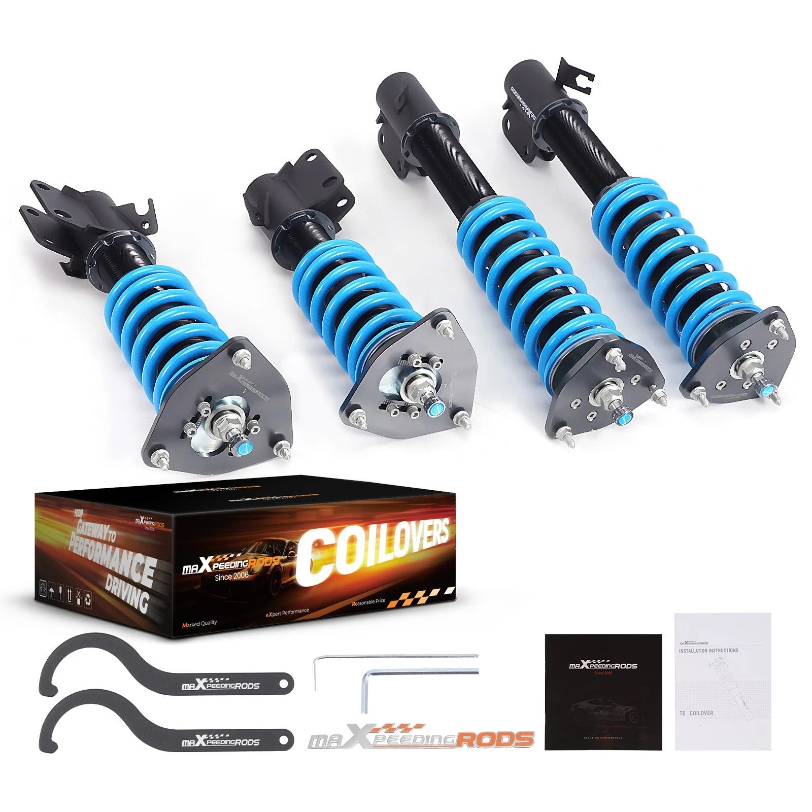 Coilovers Struts for Subaru Impreza WRX (2002–2007) Forester (2003–2008)