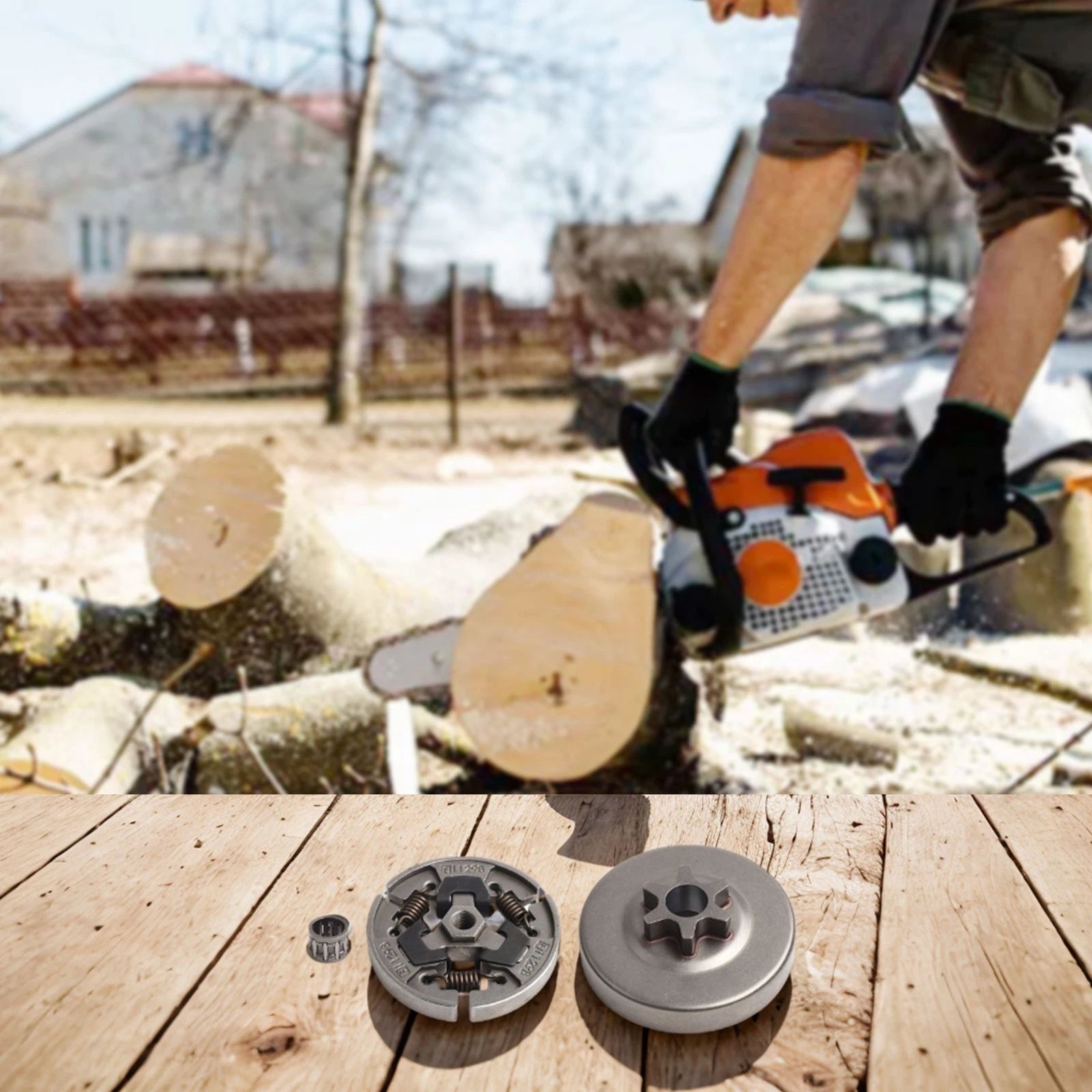 Clutch Drum Kit for STIHL 020T, 020, MS200T, MS200 (Chainsaw)