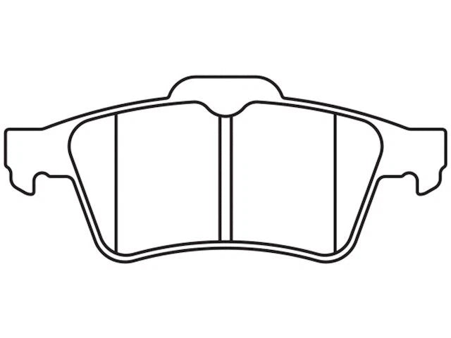 Rear Brake Pad Set for Mazda 3 (2006–2013) HS374NM