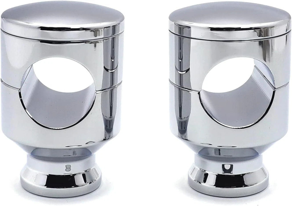 Chrome 2" Rise 1.25" Mount Handlebar Riser for DNA Paughco Hardbody Springer (N/A)