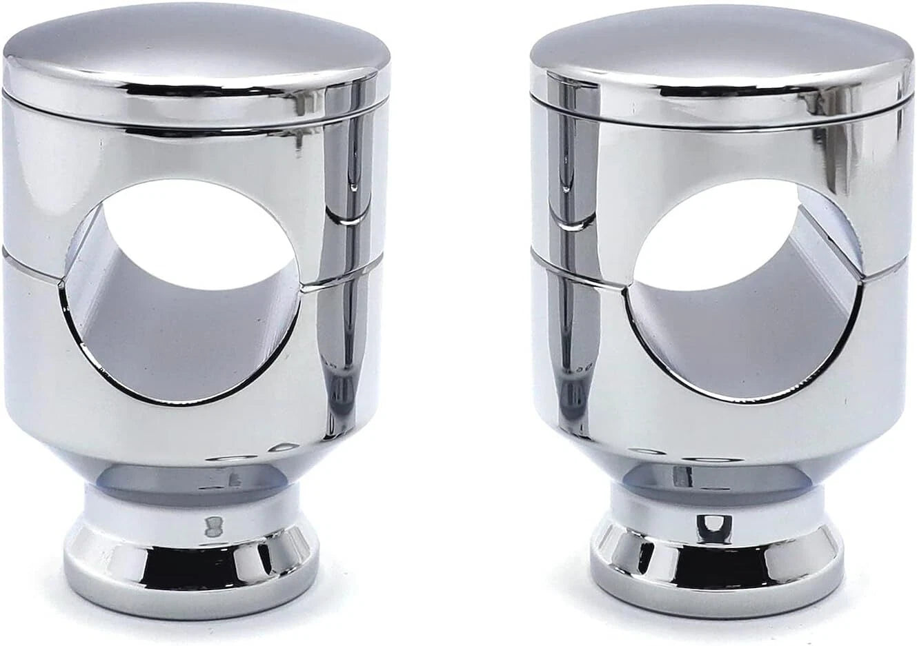 Chrome 2" Rise 1.25" Mount Handlebar Riser for DNA Paughco Hardbody Springer (N/A)