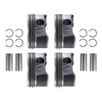 Set of 4 Engine Piston Rings for Hyundai Kia (2012-2017)