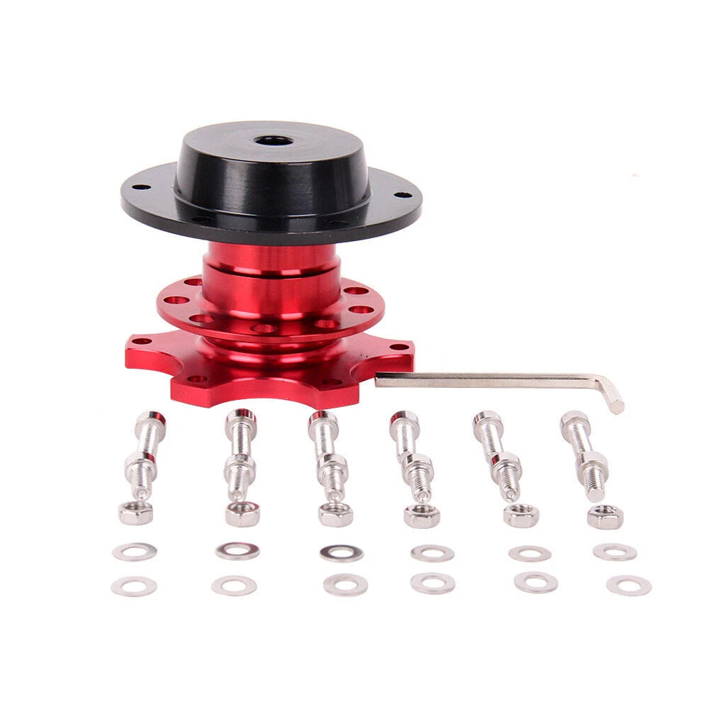 Steering Wheel Quick Release Hub Racing Adapter Snap Off Boss Kit