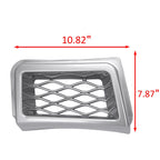 Set of 2 Bumper Air Duct Grille Covers for Chevy Silverado 1500 (2003-2007)