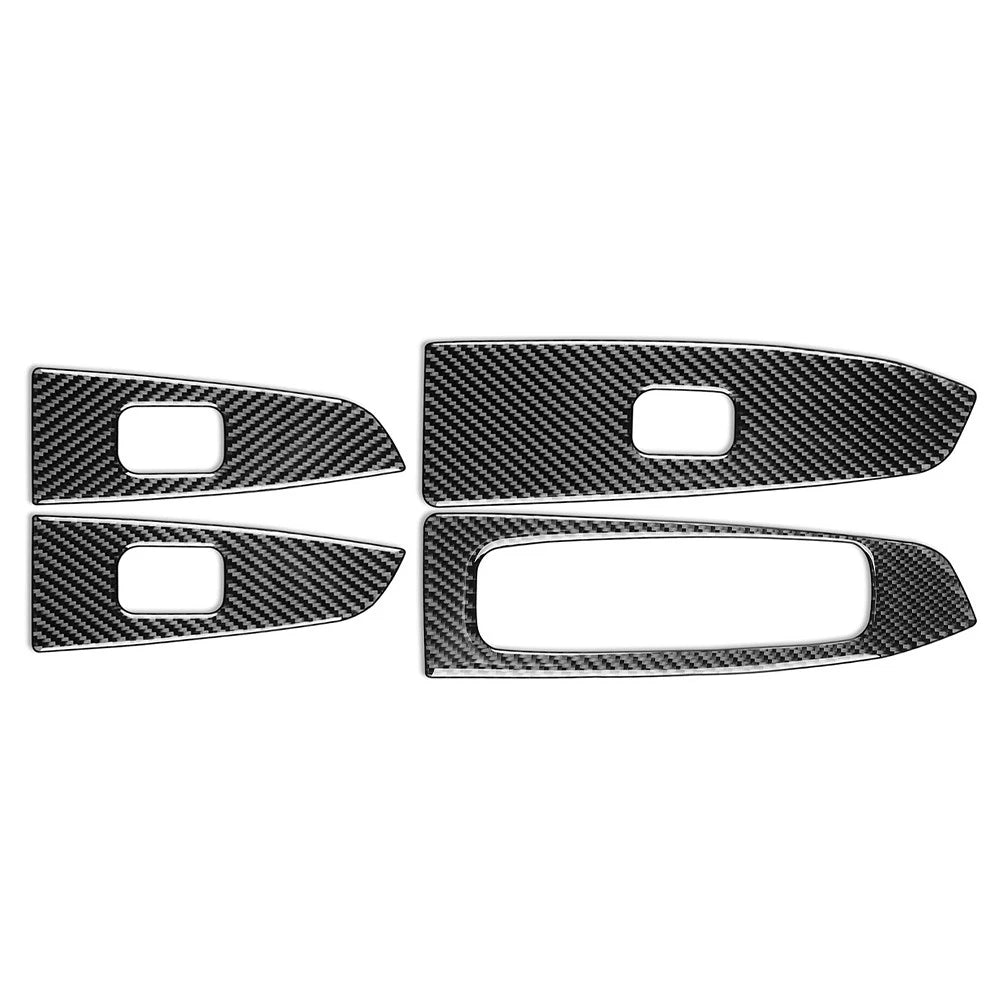 Carbon Fiber Window Lift Switch Panel Cover for Kia Forte Cerato K3 (2019–2023)