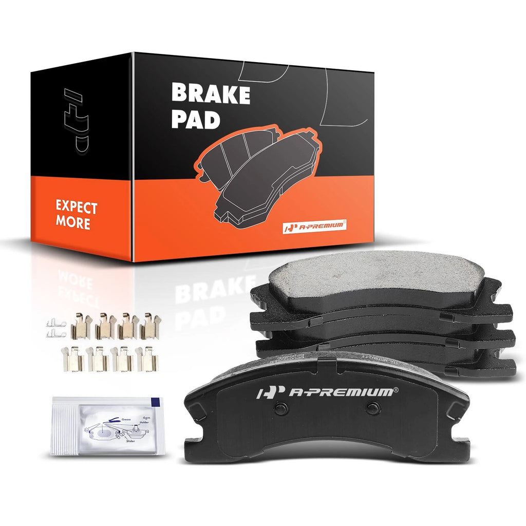 Set of 4 Front Ceramic Brake Pads for Jeep Grand Cherokee (1999–2004)
