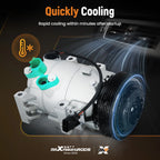 A/C Compressor Assembly for Hyundai Accent Kia Rio (2018-2019)