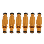 6 Pcs Fuel Injectors for Jeep Wrangler Cherokee 4.0L (1991–1998) 4 Hole