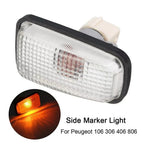 Front Side Marker Light Lamps for Peugeot 406 306 106 806 Citroen (1996-2004)