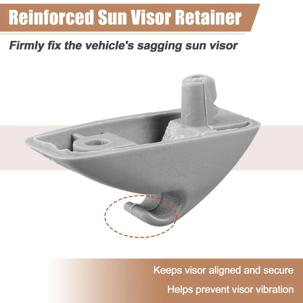 2X Sun Visor Support Clip Retainer for Volkswagen Golf Jetta MK1 (1974–1983)