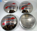 Steel Hubcaps Set Front for 1941-1948 Chevy Car Truck with 8-1/8" Opening