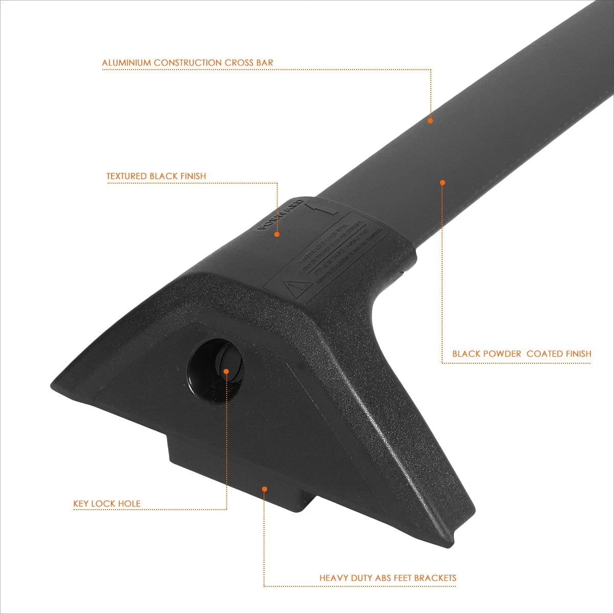 Aluminum Roof Rack Rail Cargo Cross Bars for Toyota RAV4 (2019–2020)