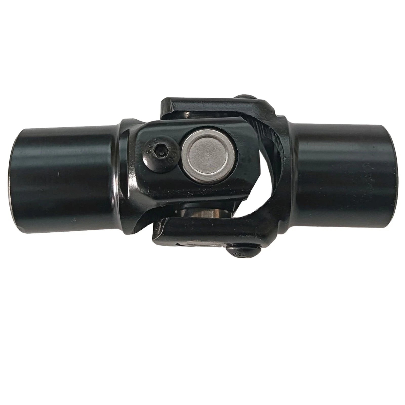 3/4" Round Single Black Universal Steering Shaft U-Joint (Universal)