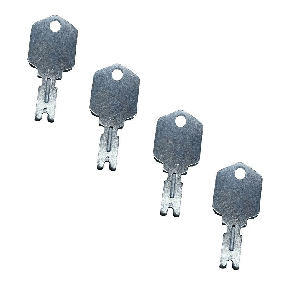 Set of 4 Forklift Keys for Clark Yale Hyster Komatsu Gradall Gehl Crown