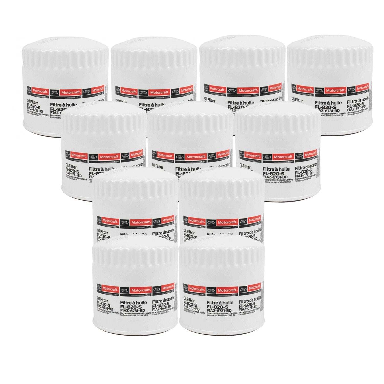 Set of 11 Engine Oil Filters for Cadillac Dodge Ford Lincoln Mercury (OEM)