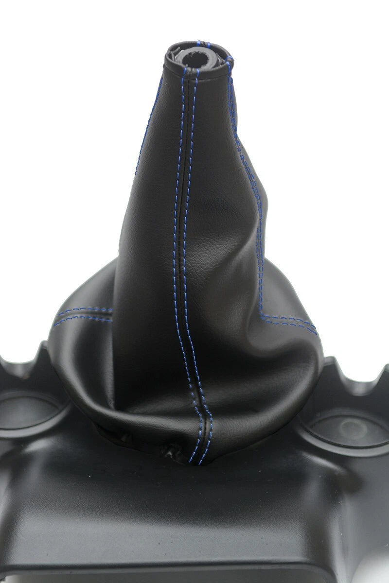 Leather Manual Shift Boot Cover for Ford Ranger (2004–2010) Blue Stitch