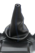 Leather Manual Shift Boot Cover for Ford Ranger (2004–2010) Blue Stitch