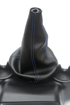 Leather Manual Shift Boot Cover for Ford Ranger (2004–2010) Blue Stitch