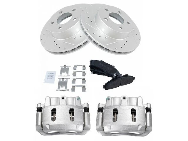 Front Brake Pad Rotor Caliper Set for Mazda B4000 (1998–2002) NF814TG