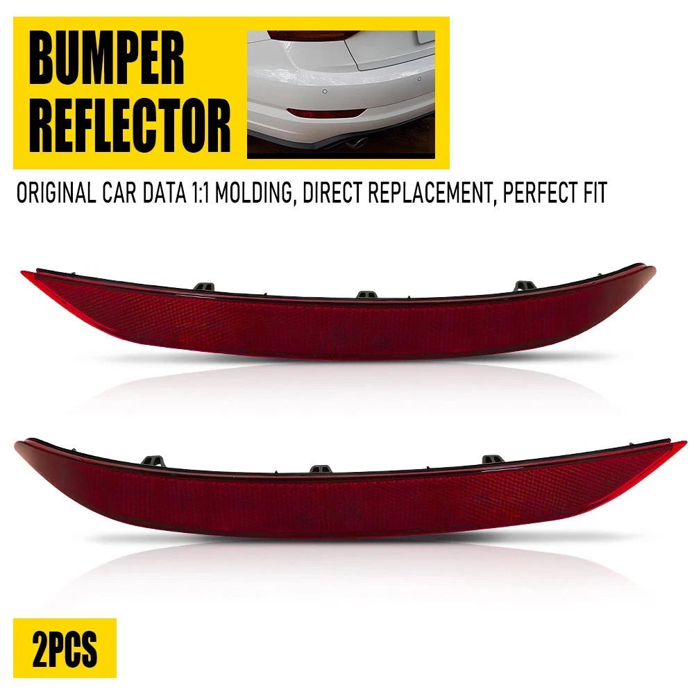Rear Reflector Bumper Lights Pair for Volkswagen Jetta (2019–2021)