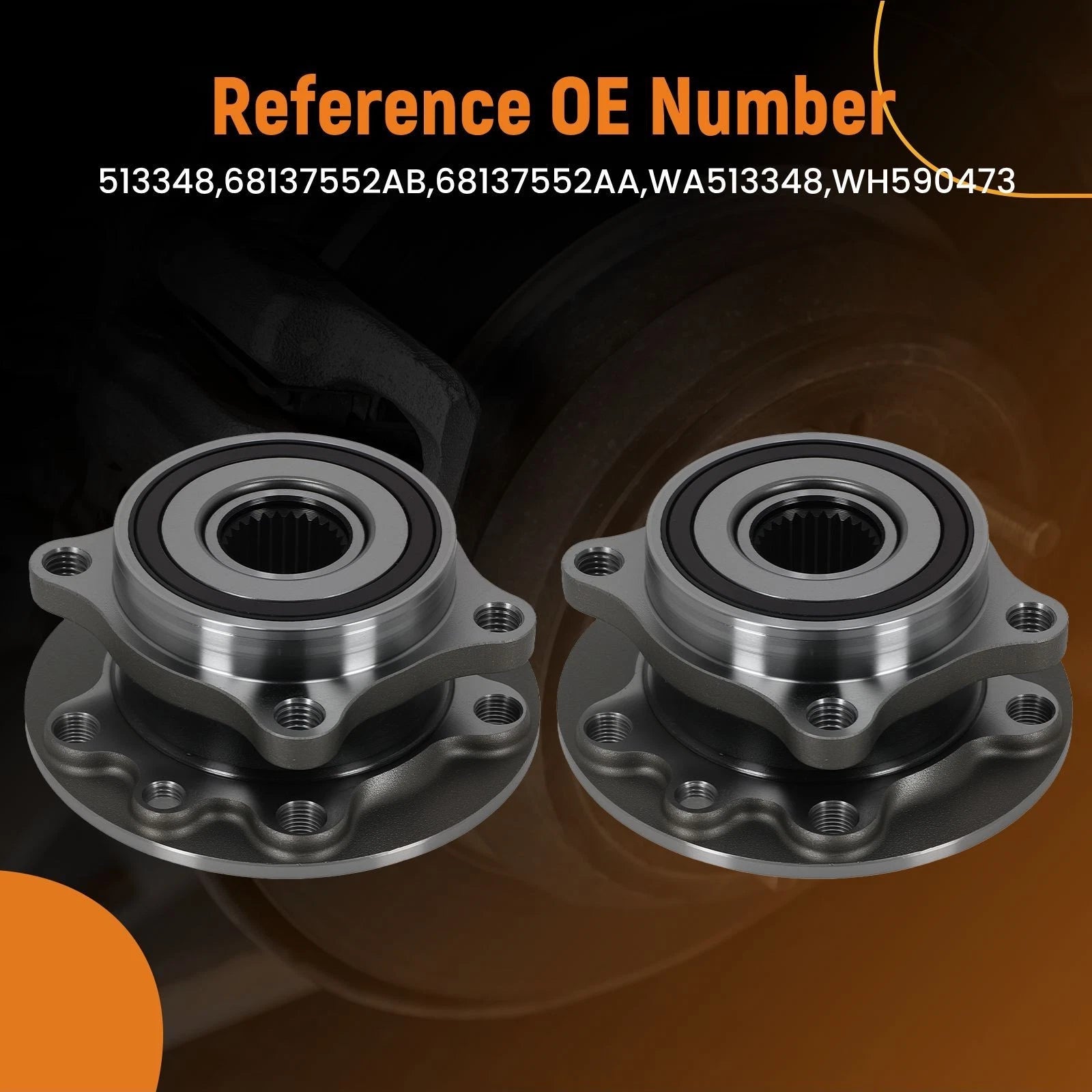 Front Wheel Bearing Hub Assembly for Chrysler 200 (2011-2017)