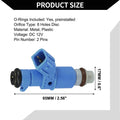 Fuel Injector 3.0L Blue 6 x Pcs for Honda Accord (2003-2007)