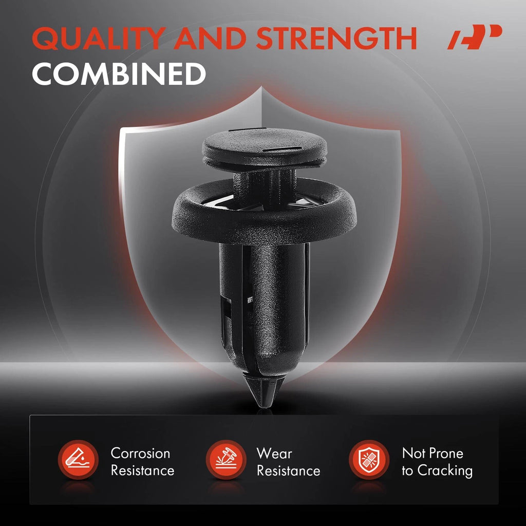 20Pcs Bumper Retainer Clips with Metal Insert for Honda