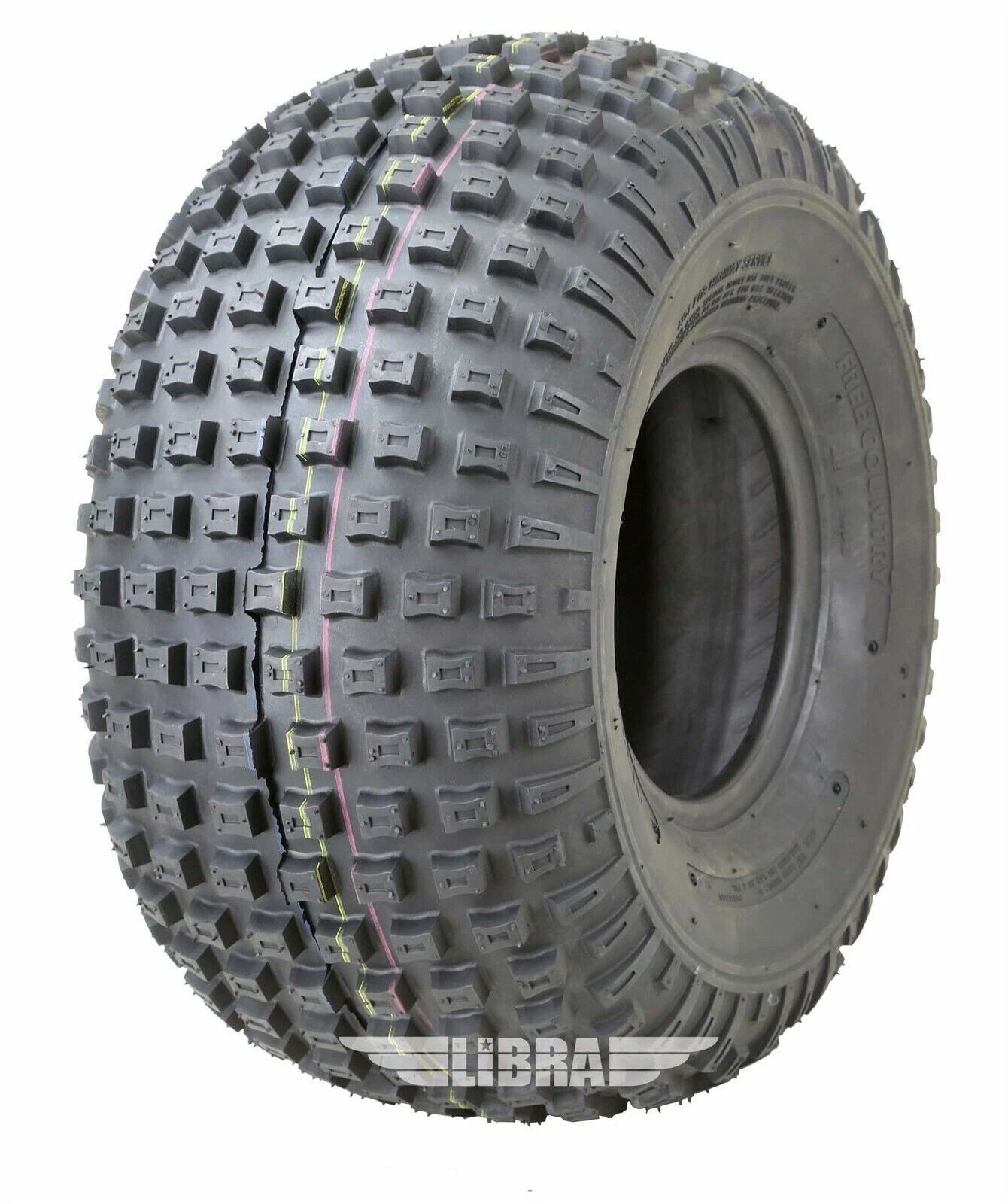 ATV Tire 22x11-8 Set of 4 Dimple Knobby 4PR D929 for Free Country