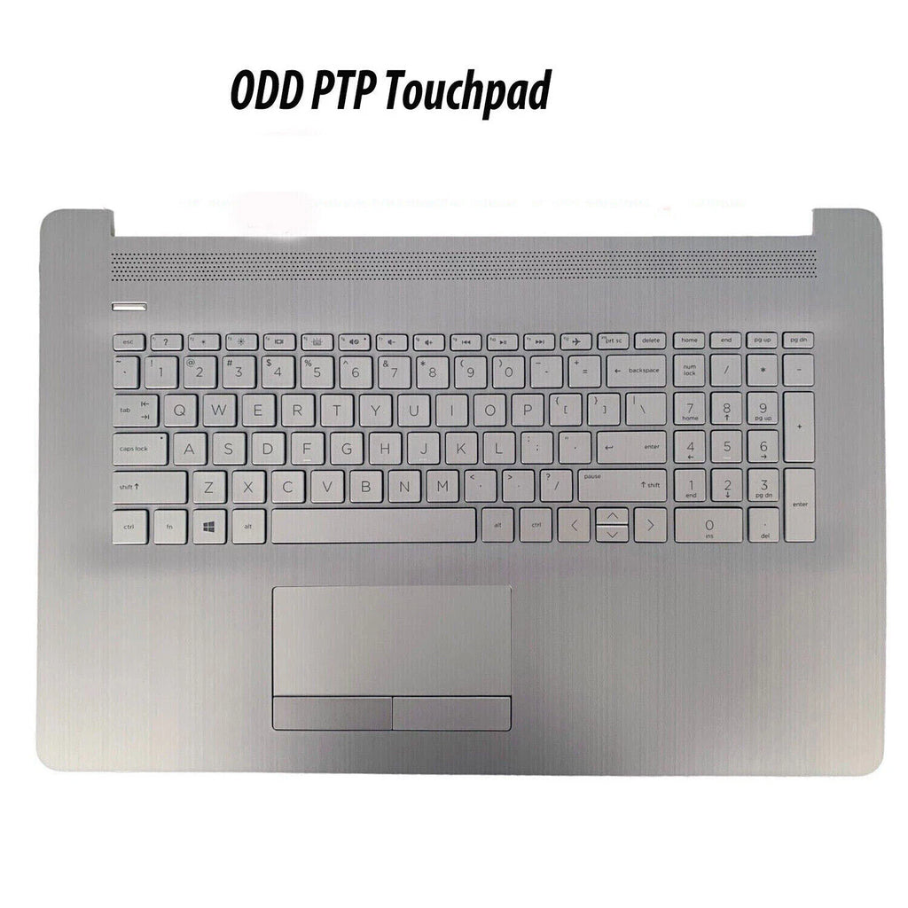 Palmrest Backlit Keyboard Touchpad for HP 17-BY 17-CA (L92783-001)