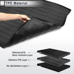 Cargo Liner Rear Trunk Mat for Dodge Grand Caravan (2008-2020)