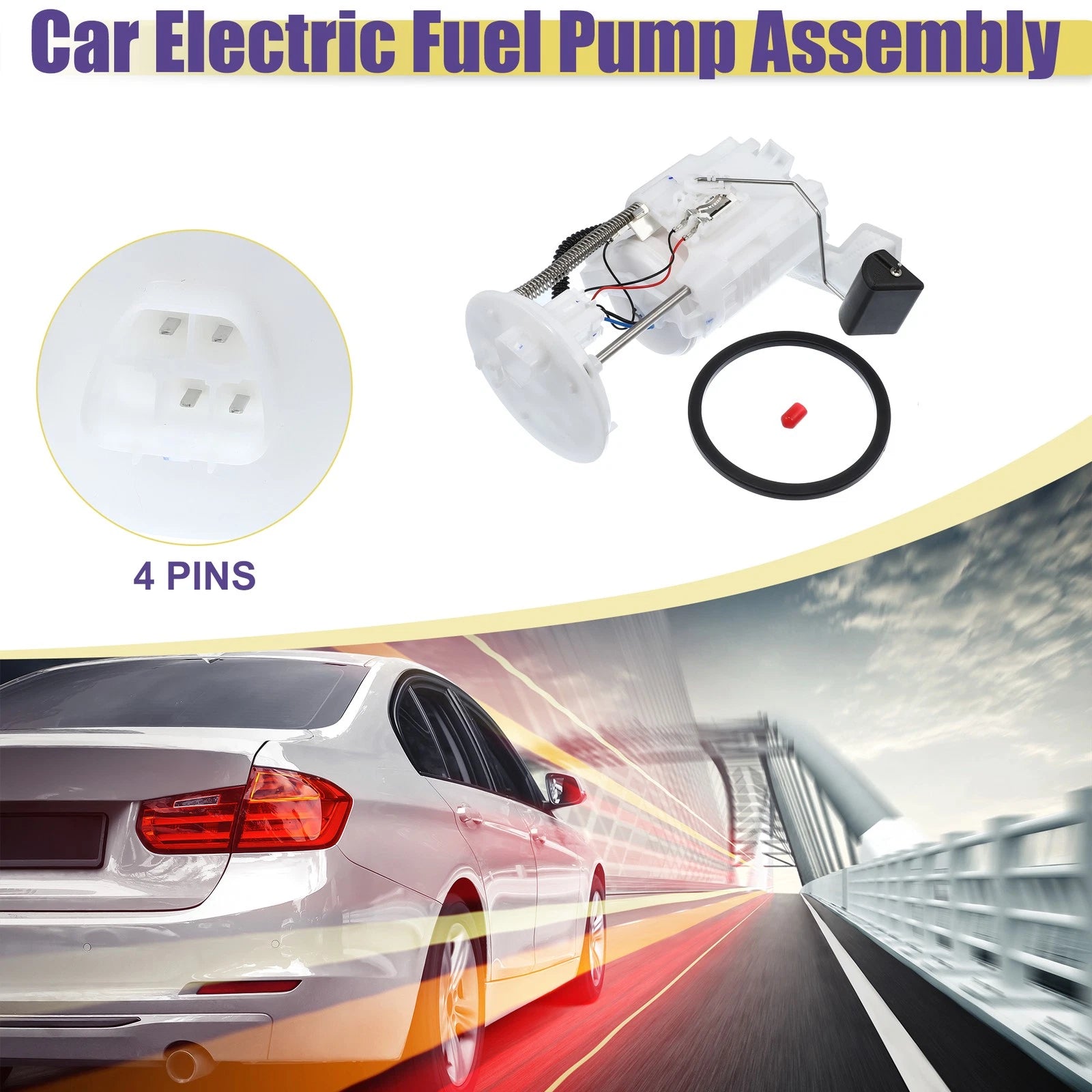 Set of 2 Electric Fuel Pump Assembly 2322028360 for Toyota Camry (2008–2011)