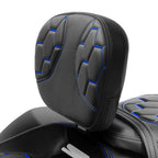 Front Driver Backrest Pad for Harley Touring Street Glide (2009–2023)