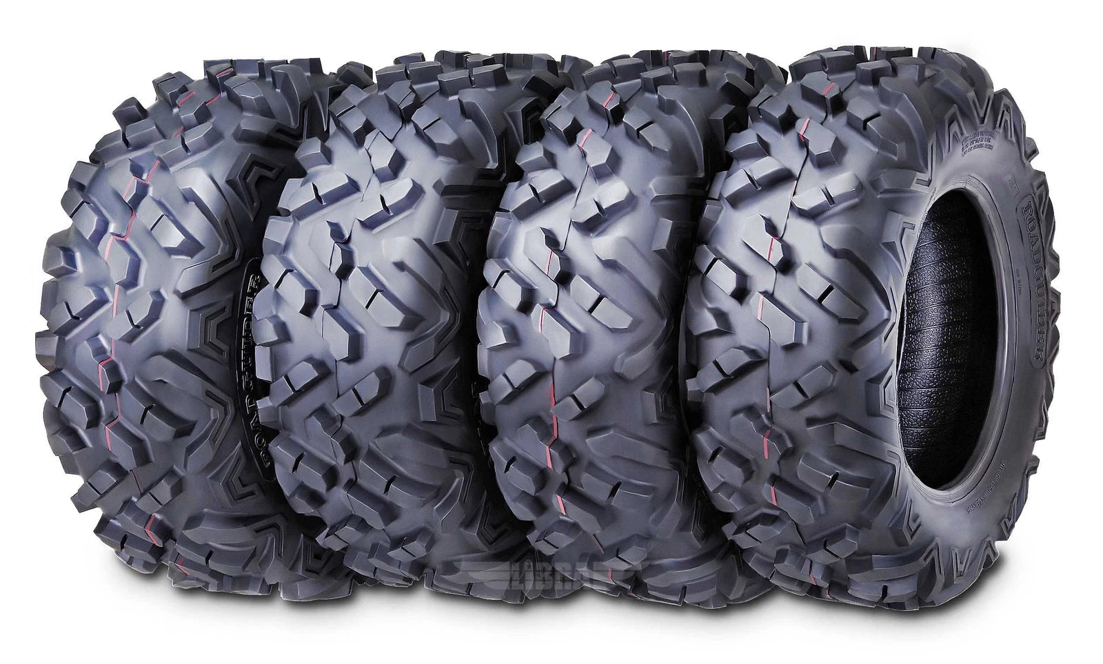 Set of 4 Roadguider UTV ATV Tires 25x8-12 25x10-12 (6PR)